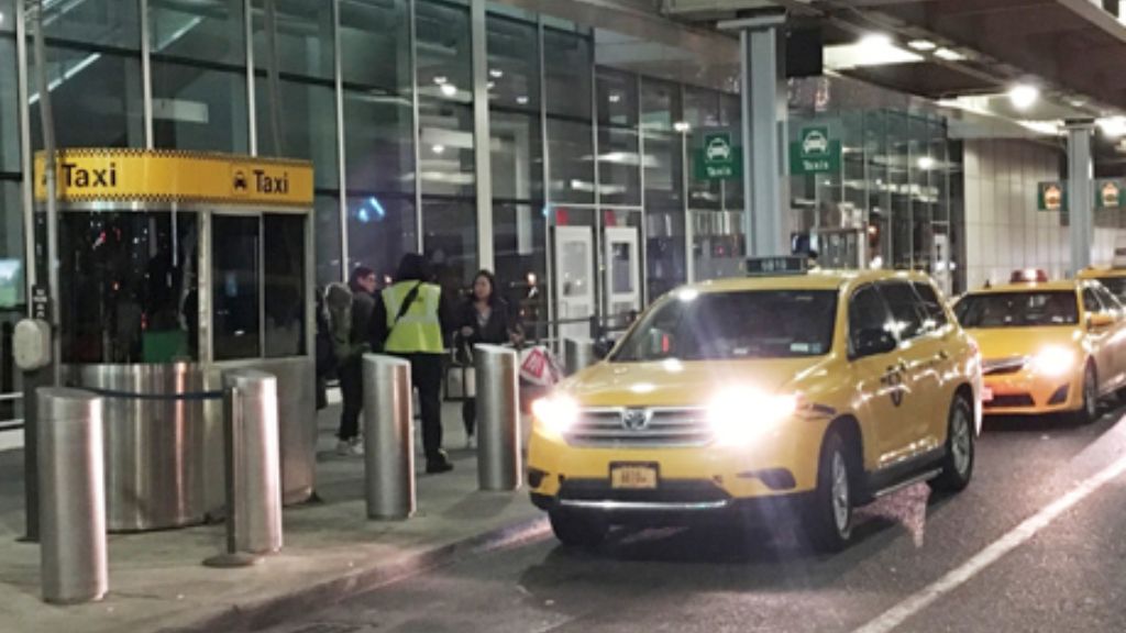 Arrivals and Departures at JFK Terminal