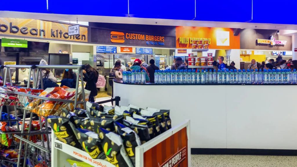 Shops and Restaurants 